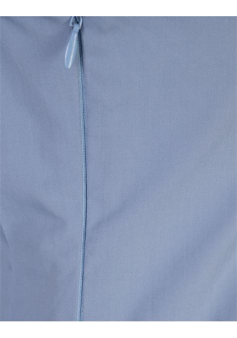 Antea Dress in Dusty Blue Cotton AMOTEA | ANTEA COTTONDUSTY LIGHT BLUE